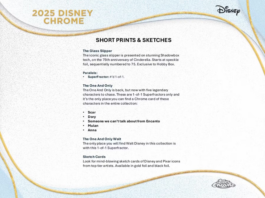 2025 Topps Disney Chrome Hobby Pack