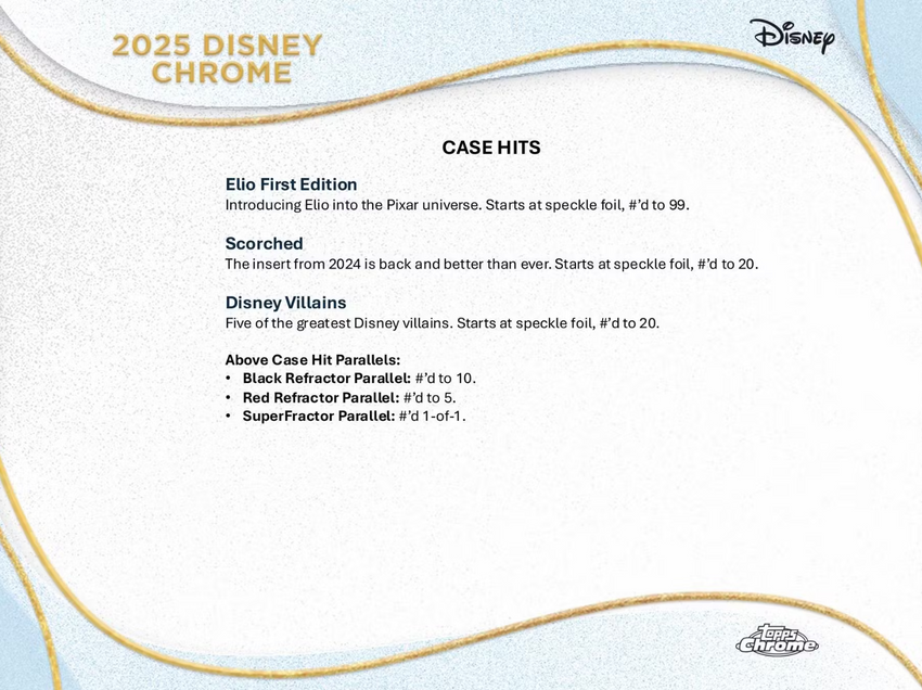 2025 Topps Disney Chrome 7-Pack Blaster Box