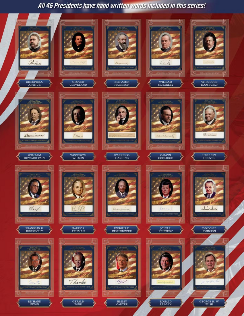 2025 POTUS A Word from the President Hobby Box