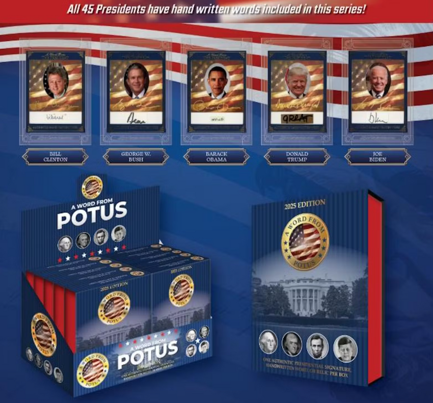 2025 POTUS A Word from the President Hobby Box