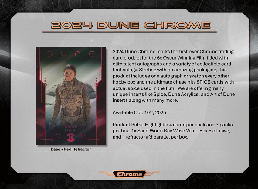 2024 Topps Dune Chrome Hobby Box