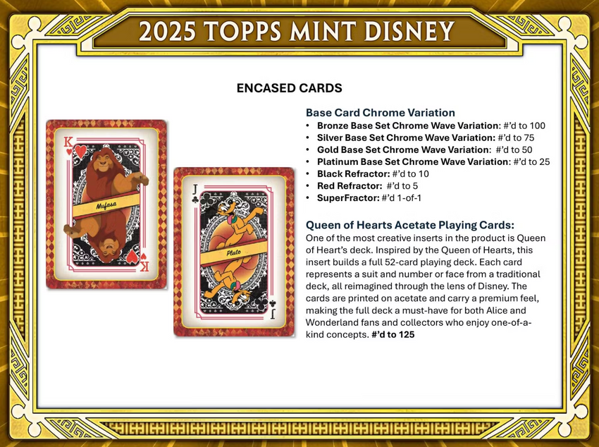 2025 Topps Disney Mint Hobby Box