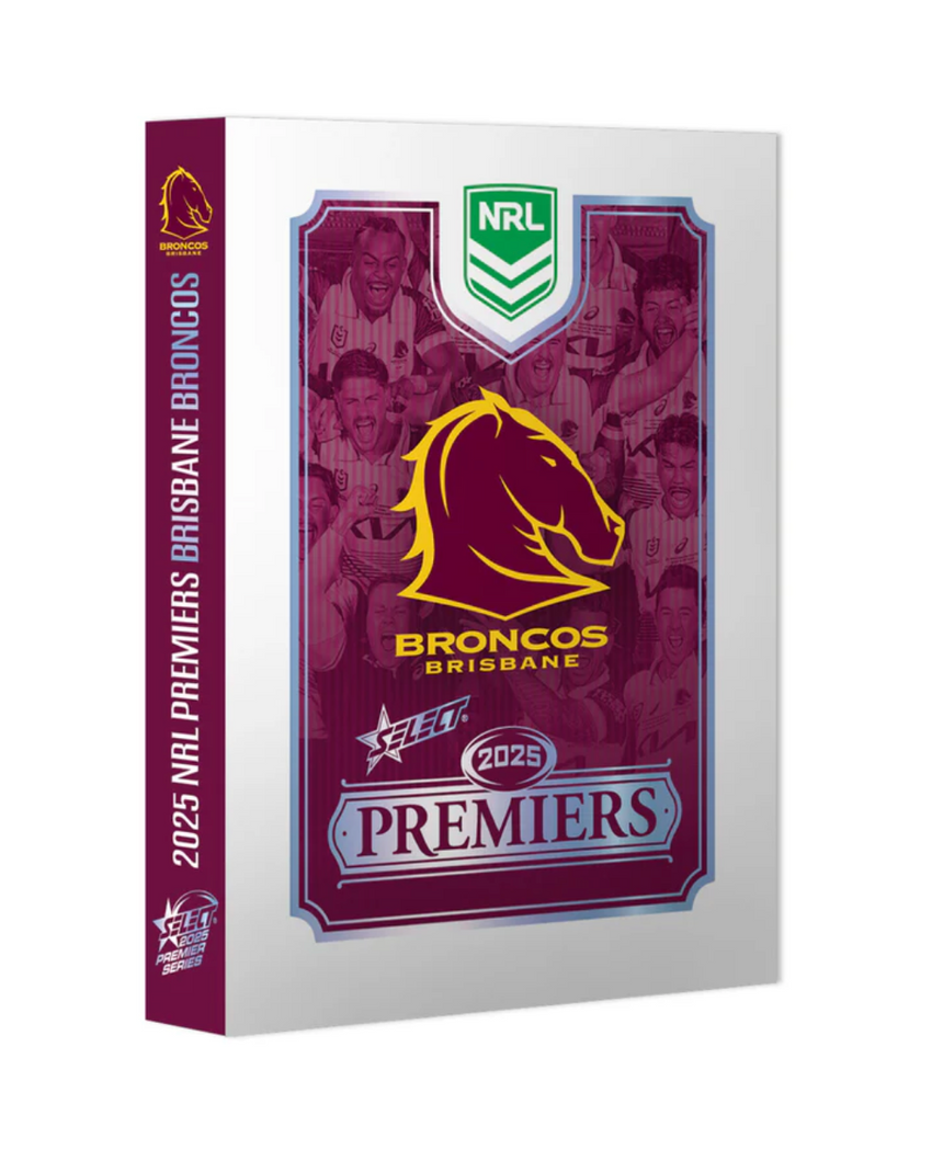 2025 NRL Brisbane Broncos Platinum Premiers Card Set