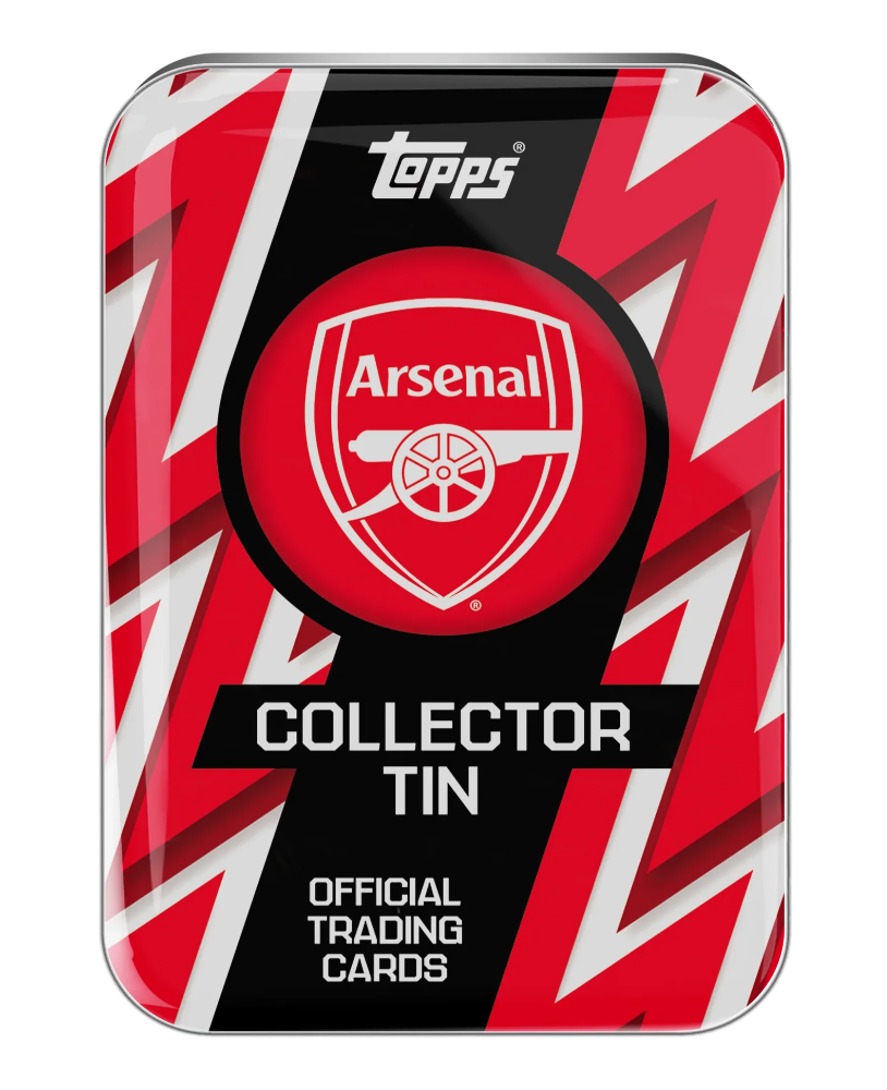 2025-26 Topps Arsenal Soccer Collector Tin