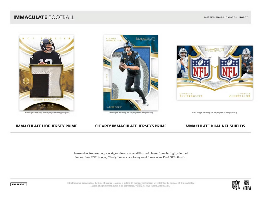 2025 Panini Immaculate Football Hobby Box