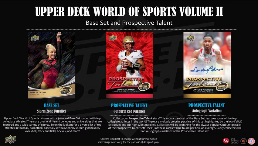 2025 Upper Deck World of Sports Volume 2 Multisport Hobby Box (Pre Order)