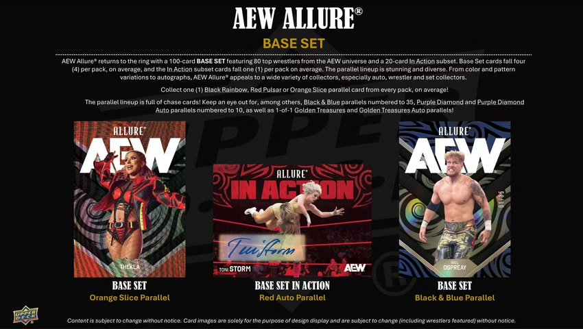 2026 Upper Deck AEW Allure Wrestling Hobby Box (Pre Order)