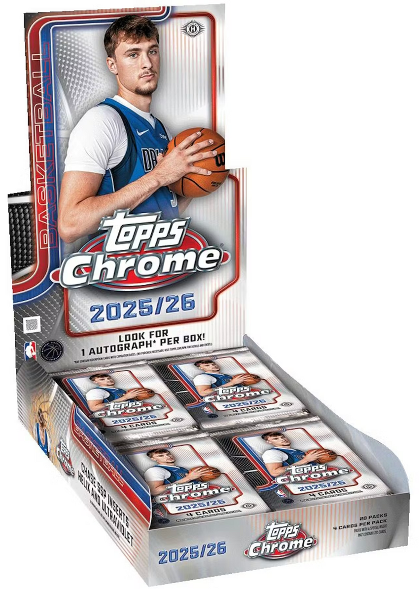 2025-26 Topps Chrome Basketball Hobby Box