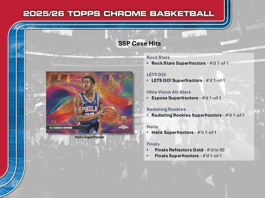 2025-26 Topps Chrome Basketball Hobby Pack