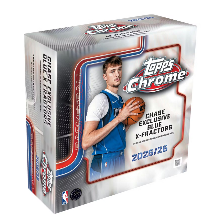 2025-26 Topps Chrome Basketball mega Box | Cooper Flagg RC 1/1
