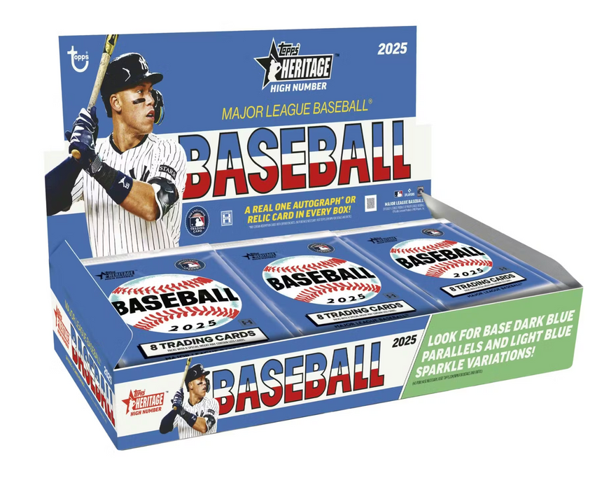 2025 Topps Heritage High Number Baseball Hobby Box (Pre Order)