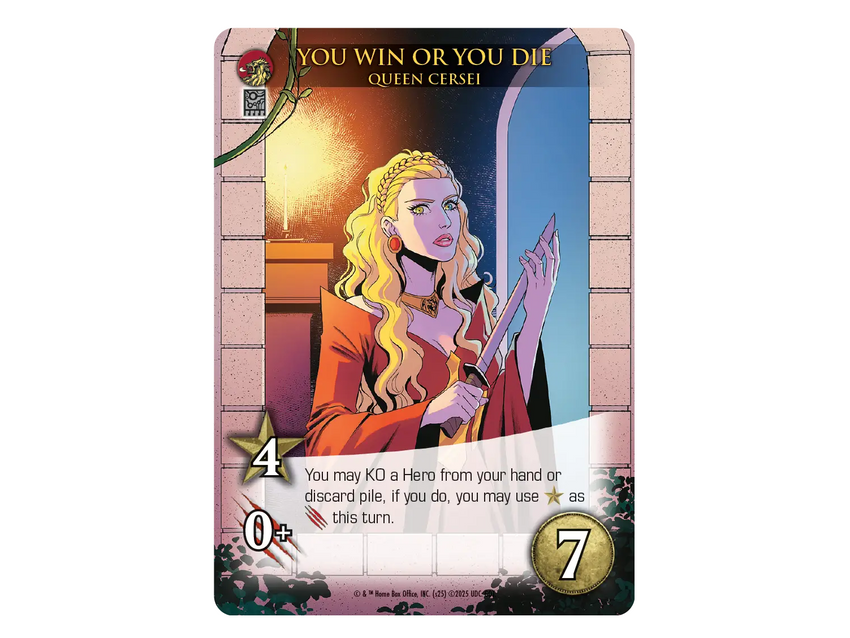 2025 Upper Deck Legendary Game of Thrones Deck Building Game