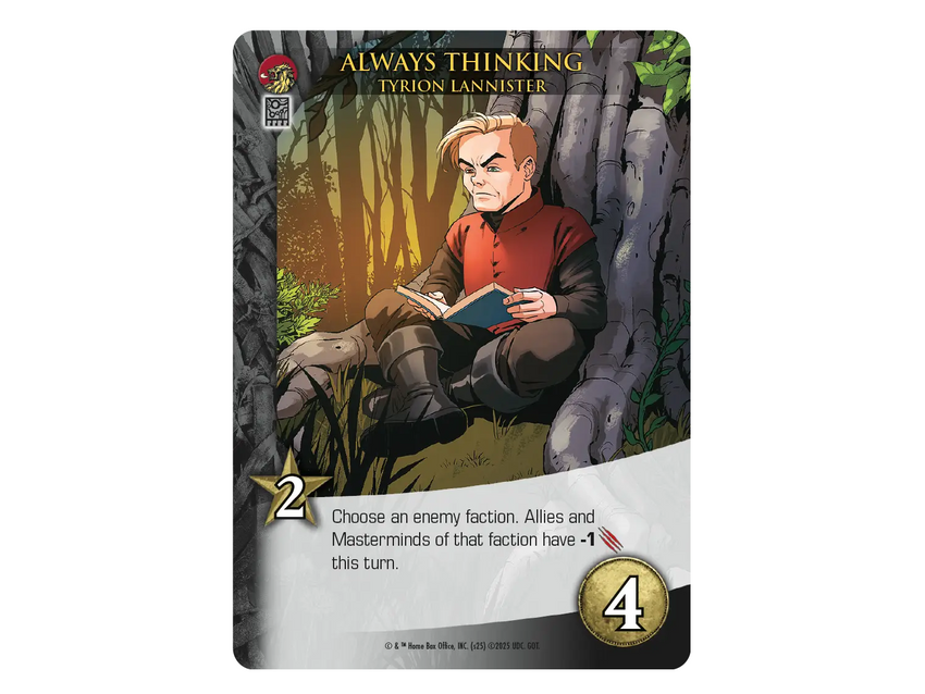 2025 Upper Deck Legendary Game of Thrones Deck Building Game