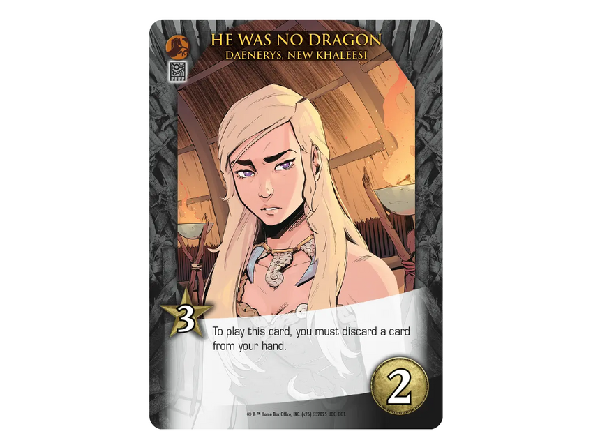 2025 Upper Deck Legendary Game of Thrones Deck Building Game
