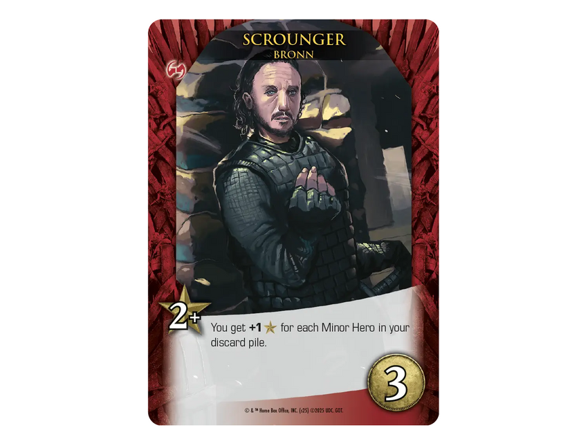 2025 Upper Deck Legendary Game of Thrones Deck Building Game
