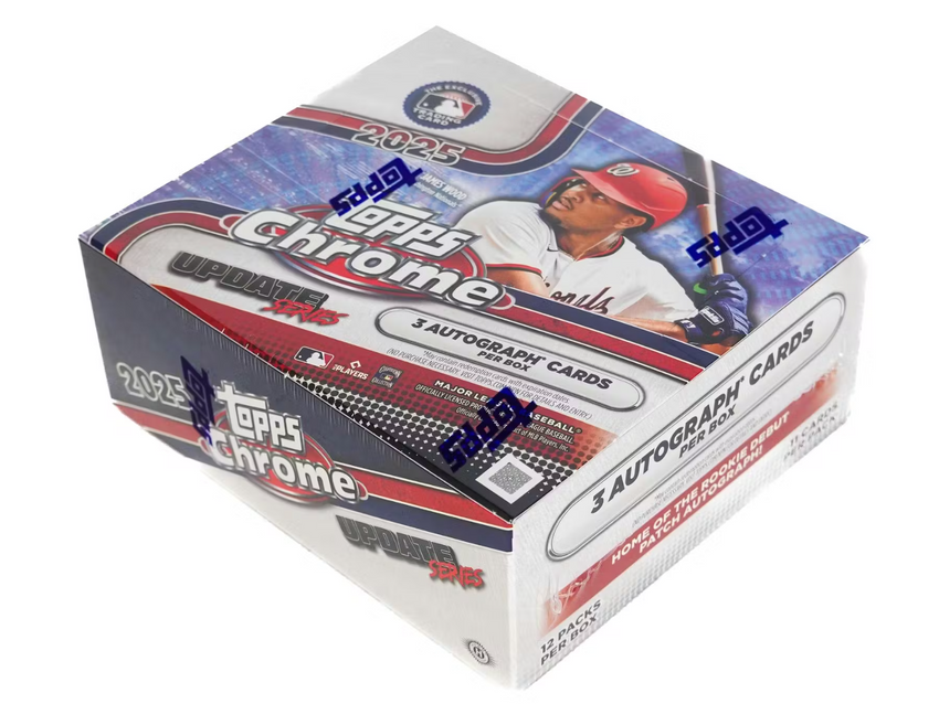 2025 Topps Chrome Update Series Baseball Hobby Jumbo Box