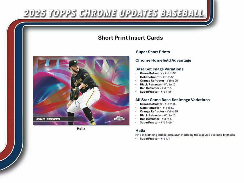 2025 Topps Chrome Update Series Baseball 7-Pack Blaster Box (Pre Order)