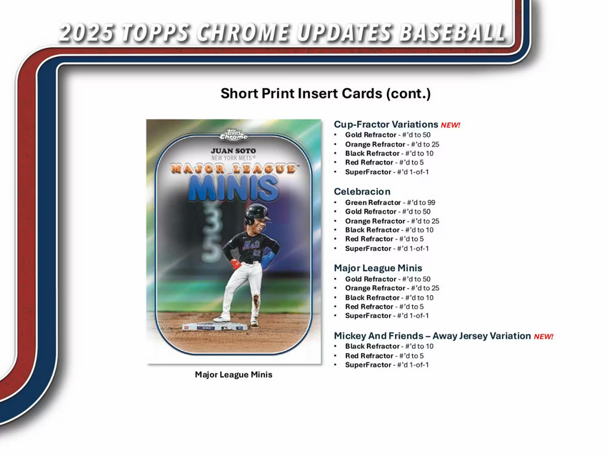 2025 Topps Chrome Update Series Baseball 7-Pack Blaster Box (Pre Order)