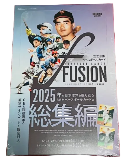 2025 BBM Baseball NPB FUSION Hobby Box