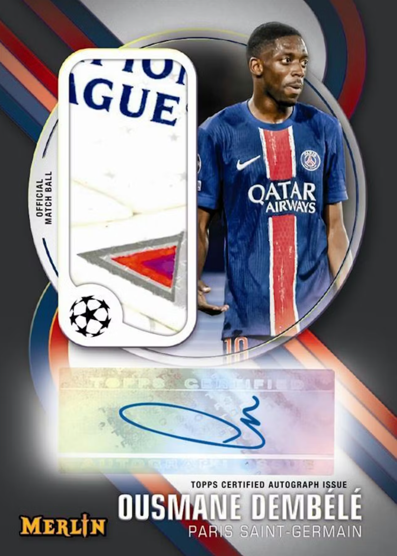 2024-25 Topps Chrome Merlin UEFA Club Competitions Soccer Hobby