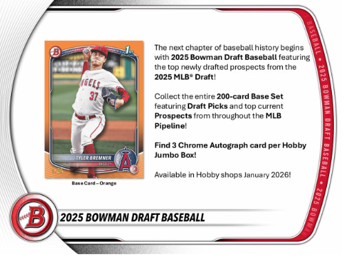 2025 Bowman Draft Baseball Hobby Pack