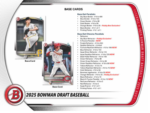 2025 Bowman Draft Baseball Hobby Pack