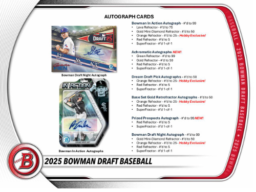 2025 Bowman Draft Baseball Hobby Pack