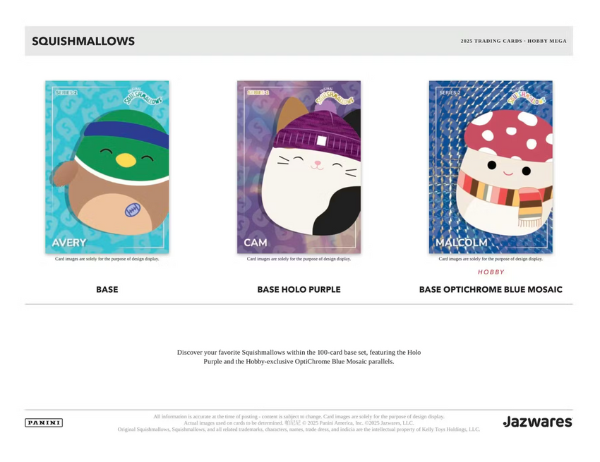 2025 Panini Squishmallows Hobby Mega Box