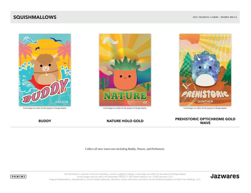 2025 Panini Squishmallows Hobby Mega Box
