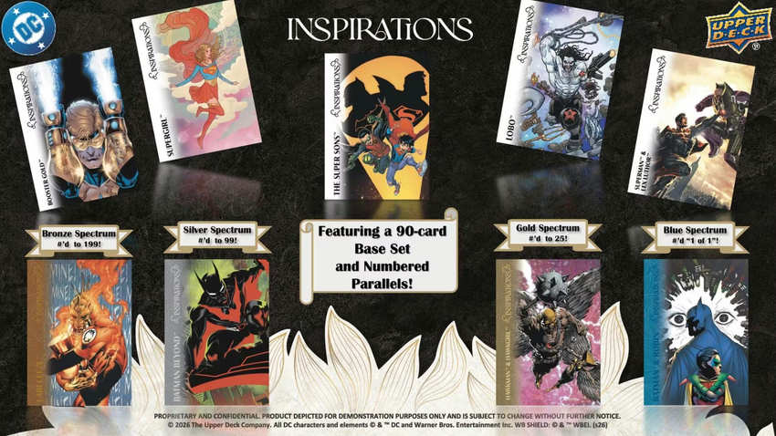 2025 Upper Deck Inspirations The World of DC Hobby Box (Pre Order)