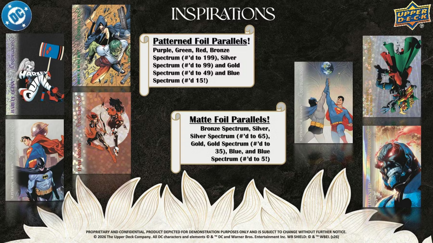 2025 Upper Deck Inspirations The World of DC Hobby Box (Pre Order)