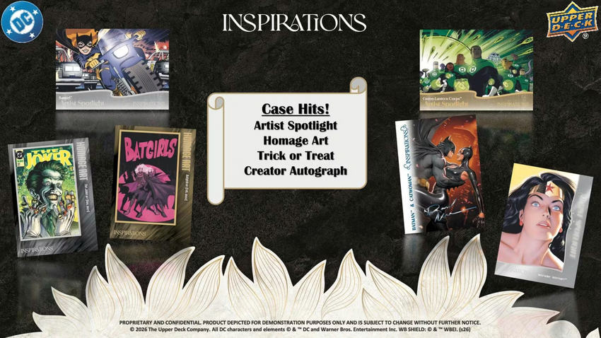 2025 Upper Deck Inspirations The World of DC Hobby Box (Pre Order)