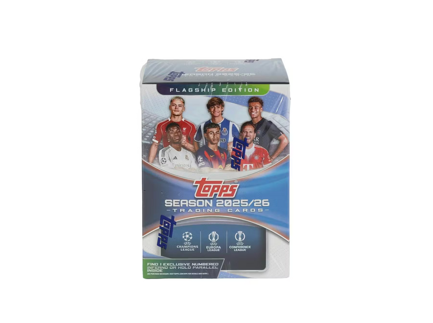 2025-26 Topps UEFA Club Competitions Soccer 7-Pack Blaster Box