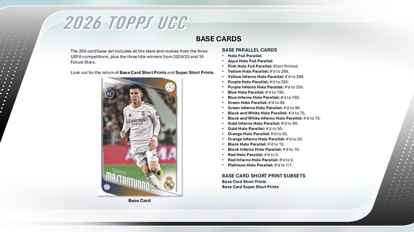 2025-26 Topps UEFA Club Competitions Soccer 7-Pack Blaster Box