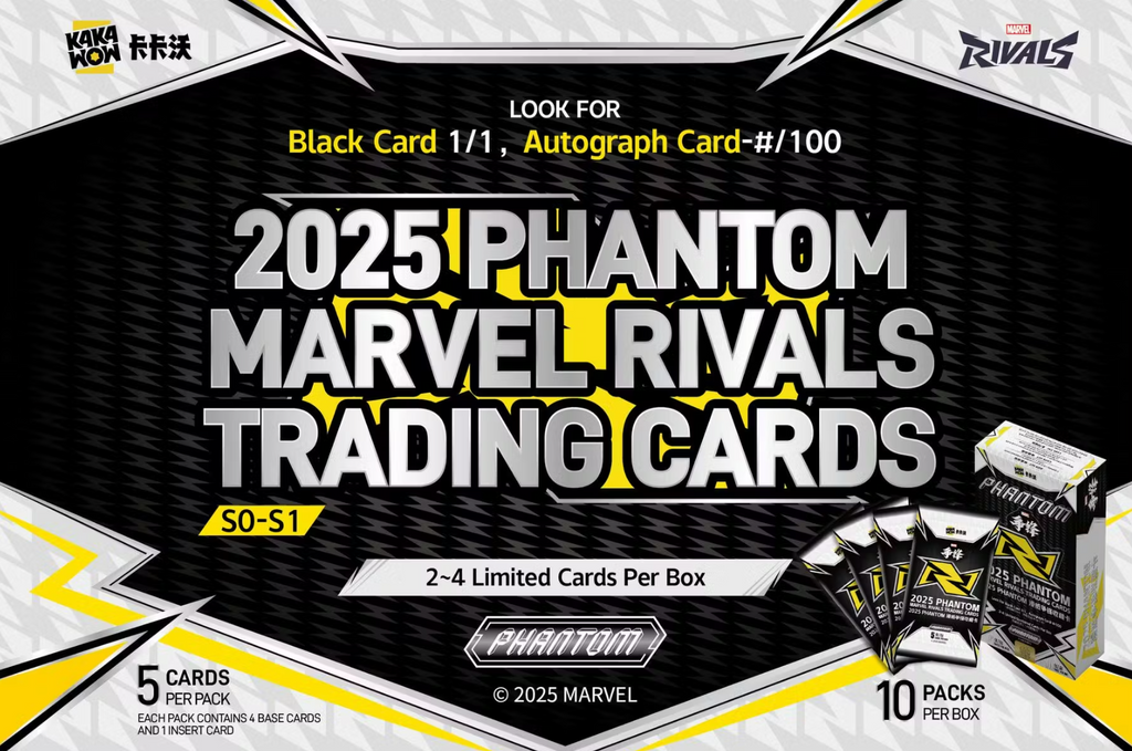 2025 Kakawow Marvel Rivals Phantom 1 Box Opening - #31878 ・Random Pack ...