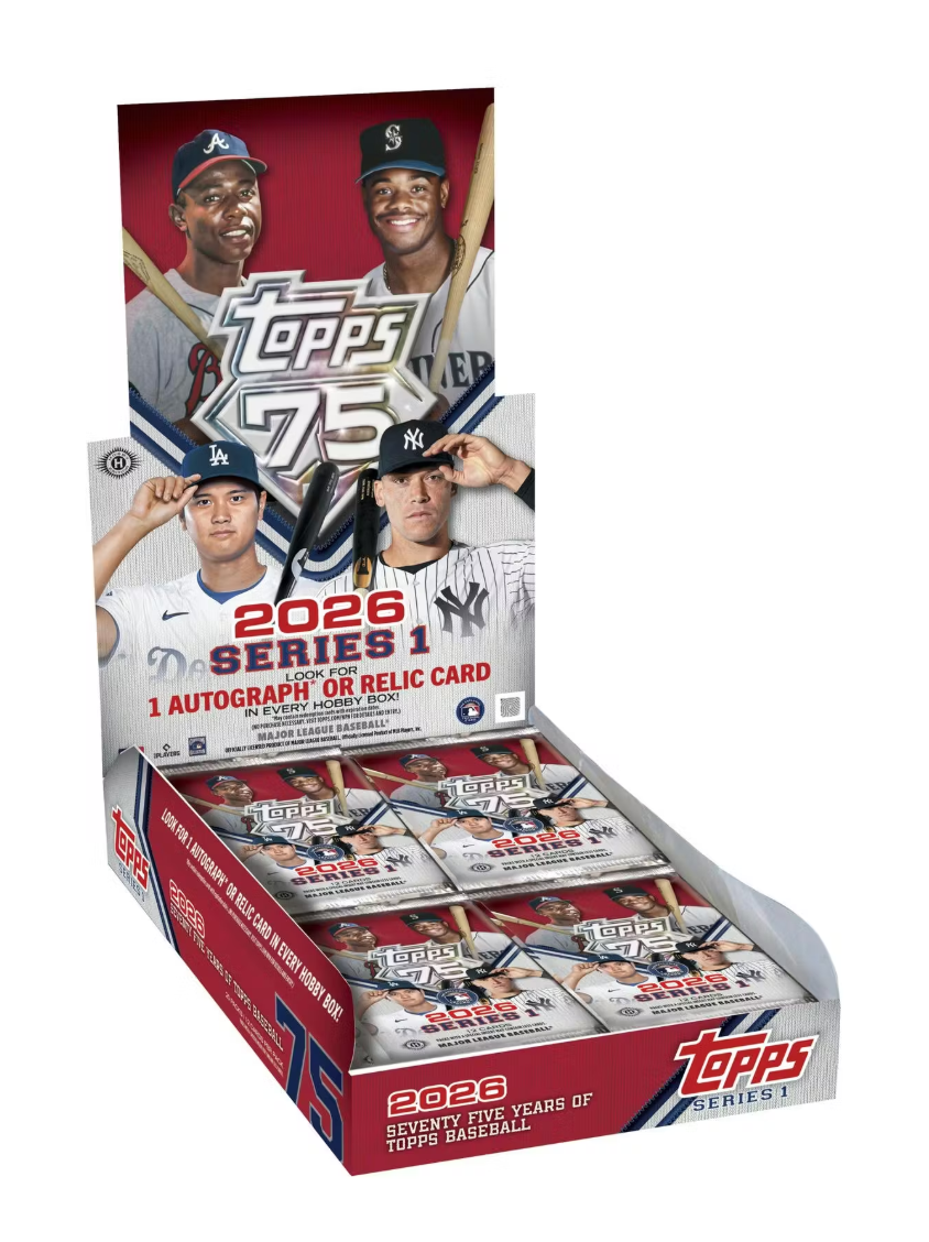 2026 Topps Series 1 Baseball Hobby Box (Pre Order)