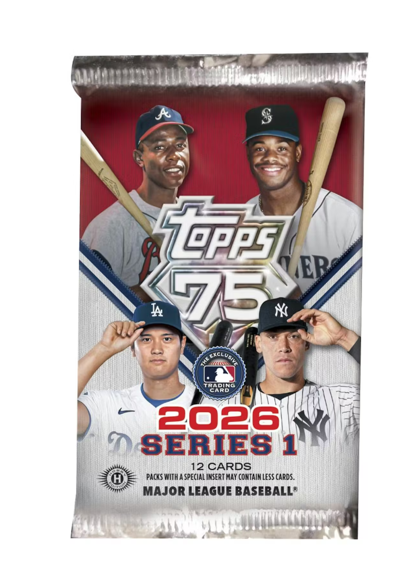 2026 Topps Series 1 Baseball Hobby Box (Pre Order)
