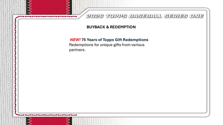 2026 Topps Series 1 Baseball Hobby Box (Pre Order)