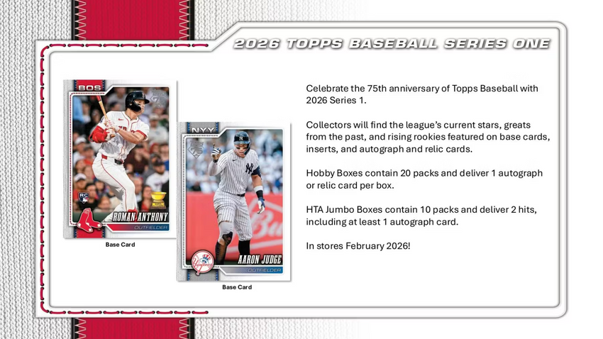 2026 Topps Series 1 Jumbo 3 Box Half Case Opening - #31384・Random Team - (Mar 05 4pm)