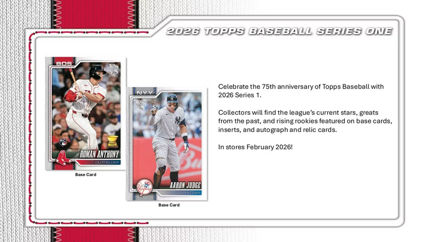 2026 Topps Series 1 Baseball 6-Pack Blaster Box