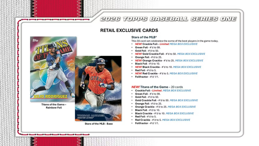 2026 Topps Series 1 Baseball 6-Pack Blaster Box