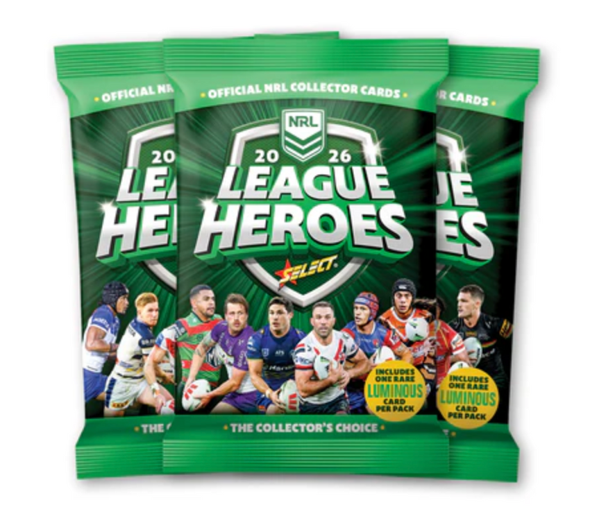 2026 Select NRL League Heroes Starter Pack (Pre Order)