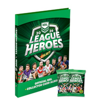 2026 Select NRL League Heroes  Binder Album + 2 Packets (Pre Order)