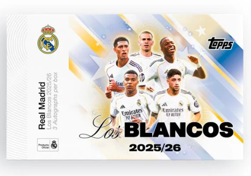 2025-26 Topps Real Madrid Los Blancos Hobby Box