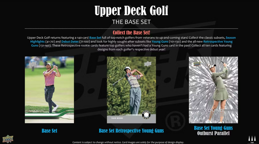 2026 Upper Deck Golf Tin