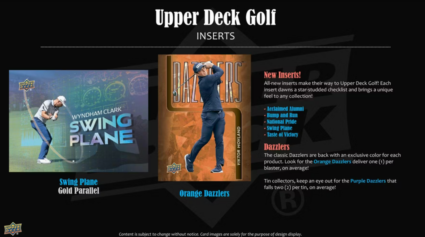 2026 Upper Deck Golf Tin