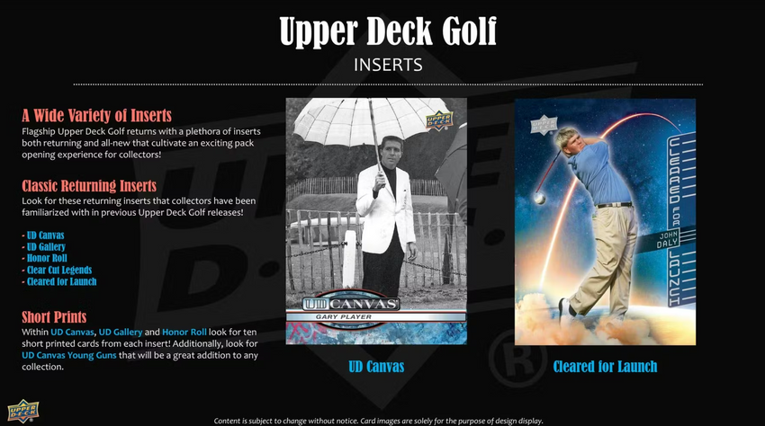 2026 Upper Deck Golf Tin