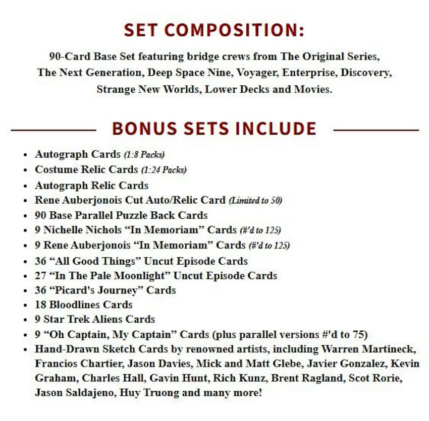 2025 Rittenhouse Star Trek Connections Hobby Pack