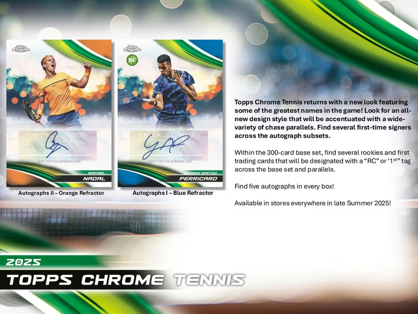 2025 Topps Chrome Tennis Breakers Delight Box