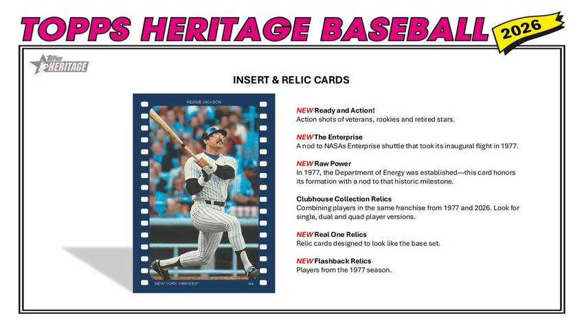 2026 Topps Heritage Baseball Blaster Box